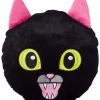 Frisco Black Cat Round Plush Squeaky Dog Toy -PetNest Shop 218587 MAIN. SY630 V1594653366
