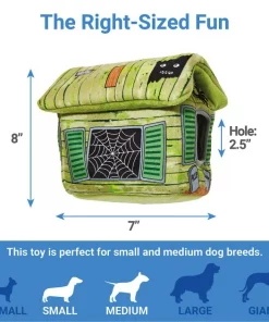 Frisco Halloween Haunted Shack Hide and Seek Puzzle Plush Squeaky Dog Toy -PetNest Shop 218598 PT1. SY630 V1599851164