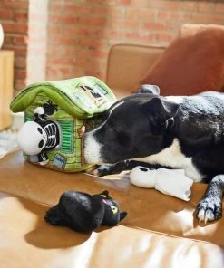 Frisco Halloween Haunted Shack Hide and Seek Puzzle Plush Squeaky Dog Toy -PetNest Shop 218598 PT6. SY630 V1597599360