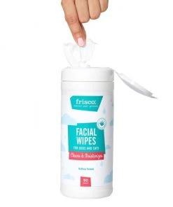 Frisco Dog & Cat Facial Grooming Wipes, Unscented -PetNest Shop 222159 PT3. SY630 V1599641160