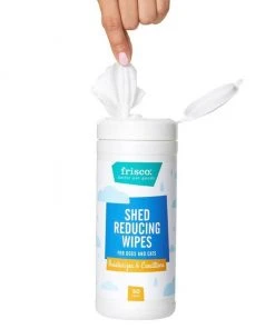 Frisco Shed Reducing Waterless Grooming Wipes for Dogs & Cats, 50 count -PetNest Shop 222173 PT3. SY630 V1599641153