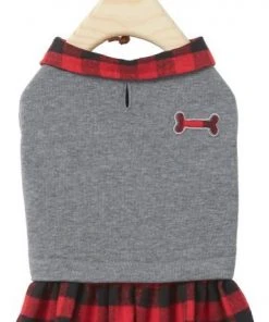 Frisco Plaid Dog & Cat Sweatshirt Dress 9 Frisco Plaid Dog & Cat Sweatshirt Dress -PetNest Shop 223663 PT3. SY630 V1599162113