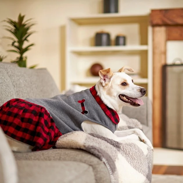 Frisco Plaid Dog & Cat Sweatshirt Dress 7 Frisco Plaid Dog & Cat Sweatshirt Dress - Image 5