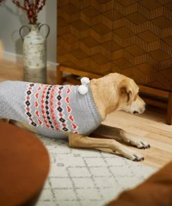 Frisco Fall Hearts with Pom Pom Dog & Cat Sweater -PetNest Shop 223773 PT7. SY630 V1599921974