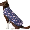Frisco Patterned Floral Insulated Dog & Cat Puffer Coat