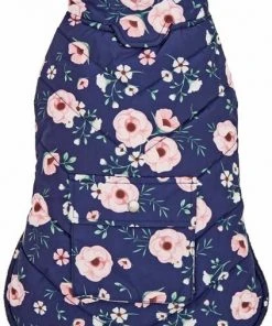 Frisco Patterned Floral Insulated Dog & Cat Puffer Coat -PetNest Shop 223945 PT3. SY630 V1599409615