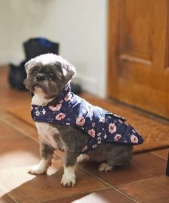 Frisco Patterned Floral Insulated Dog & Cat Puffer Coat -PetNest Shop 223945 PT7. SY630 V1601580397