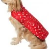Frisco Patterned Bones Insulated Dog & Cat Coat