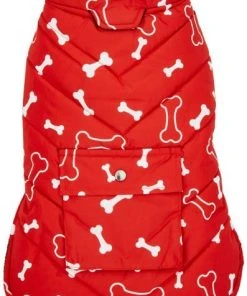 Frisco Patterned Bones Insulated Dog & Cat Coat -PetNest Shop 223953 PT3. SY630 V1599669060