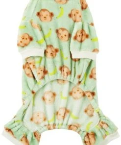 Frisco Monkeys Dog & Cat Cozy Fleece PJs -PetNest Shop 224139 PT4. SY630 V1599482167
