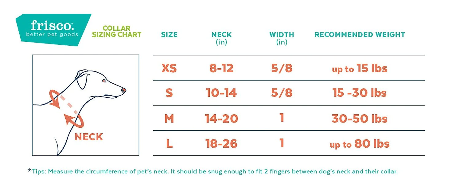 Frisco Orange Cobwebs Polyester Dog Collar 4 Frisco Orange Cobwebs Polyester Dog Collar - Image 2