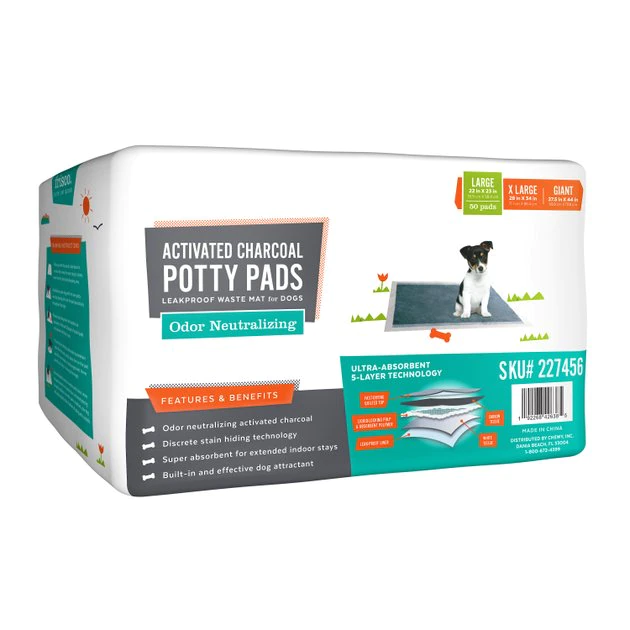 Frisco Charcoal Dog Training & Potty Pads, 22 x 23-in, Unscented 3 Frisco Charcoal Dog Training & Potty Pads, 22 x 23-in, Unscented