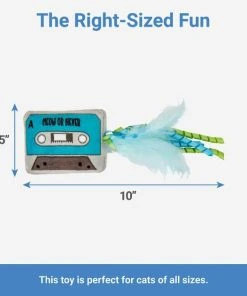Frisco Retro Cassette Plush Kicker Cat Toy with Catnip 6 Frisco Retro Cassette Plush Kicker Cat Toy with Catnip -PetNest Shop 230266 PT1. SY630 V1599945374