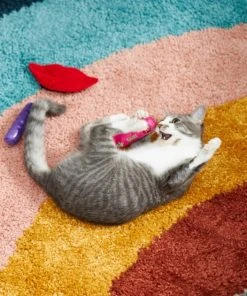 Frisco Retro Lip Gloss Plush Cat Toy with Catnip -PetNest Shop 230274 PT3. SY630 V1602639773