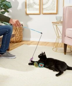 Frisco Retro Plush Comic Book Bubble Teaser Cat Toy with Catnip -PetNest Shop 230282 PT2. SY630 V1600973485