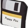 Frisco Retro Floppy Disc Ballistic Nylon Plush Squeaky Dog Toy