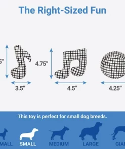 Frisco Retro Plush Squeaky Disco Dog Toy, 3 count -PetNest Shop 230349 PT1. SY630 V1602685871