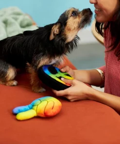 Frisco Retro Peace Sign Plush Squeaky Dog Toy 7 Frisco Retro Peace Sign Plush Squeaky Dog Toy -PetNest Shop 230351 PT3. SY630 V1601947341