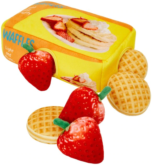Frisco Retro Waffle Box Hide & Seek Plush Puzzle Squeaky Dog Toy 3 Frisco Retro Waffle Box Hide & Seek Plush Puzzle Squeaky Dog Toy