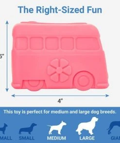 Frisco Retro Funky Van TPE Treat Dispenser Dog Toy -PetNest Shop 230383 PT1. SY630 V1599943592