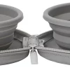 Frisco Travel Collapsible Silicone Dog & Cat Bowl, Gray 1 Frisco Travel Collapsible Silicone Dog & Cat Bowl, Gray -PetNest Shop 232062 MAIN. SY630 V1605047822