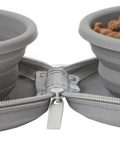 Frisco Travel Collapsible Silicone Dog & Cat Bowl, Gray -PetNest Shop 232062 PT3. SY630 V1605134535