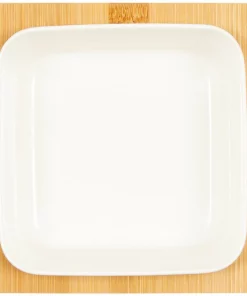 Frisco Square Melamine Dog & Cat Bowl with Bamboo Stand -PetNest Shop 232072 PT2. SY630 V1605110560