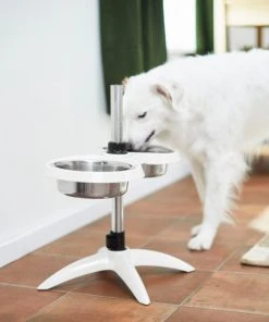 Frisco Adjustable Stainless Steel Double Elevated Dog Bowls, 7 Cups -PetNest Shop 232097 PT8. SY630 V1605740511