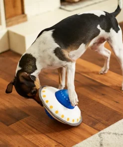 Frisco Plush & TPR Squeaky UFO Dog Toy -PetNest Shop 233583 PT3. SY630 V1600973758