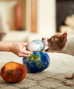 Frisco Earth, Mars, & Moon Plush Squeaky Dog Toy, 3 count -PetNest Shop 233587 PT3. SY630 V1600973771