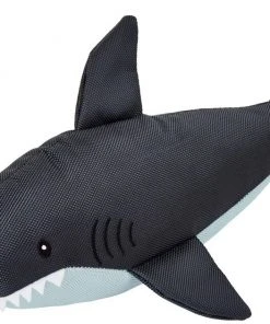 Frisco Ballistic Nylon Plush Squeaky Great White Shark Dog Toy