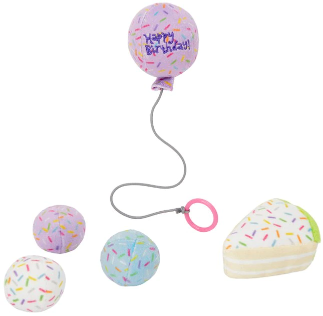 Frisco Birthday Bundle Cat Toy with Catnip, 5 count 3 Frisco Birthday Bundle Cat Toy with Catnip, 5 count