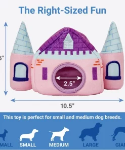 Frisco Hide & Seek Plush Magical Castle Puzzle Dog Toy -PetNest Shop 233601 PT1. SY630 V1621035454