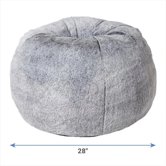 Frisco Plush Pouf Pillow Cat & Dog Bed 4 Frisco Plush Pouf Pillow Cat & Dog Bed - Image 2