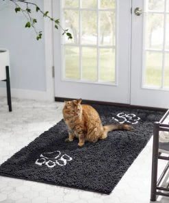 Frisco Microfiber Chenille Paw Print Doormat Runner 10 Frisco Microfiber Chenille Paw Print Doormat Runner -PetNest Shop 235889 PT4. SY630 V1606833824