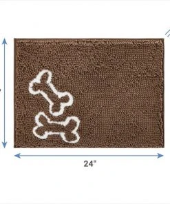 Frisco Microfiber Chenille Bones Mat 7 Frisco Microfiber Chenille Bones Mat -PetNest Shop 235891 PT1. SY630 V1603419126
