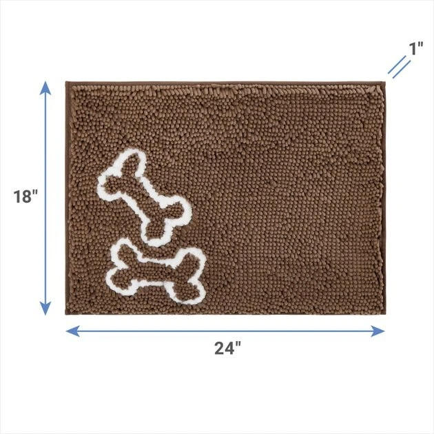 Frisco Microfiber Chenille Bones Mat 4 Frisco Microfiber Chenille Bones Mat - Image 2