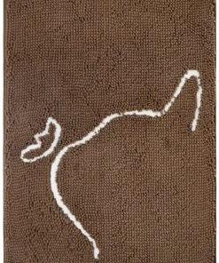 Frisco Microfiber Chenille Cat Silhouette Litter Mat