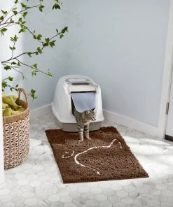 Frisco Microfiber Chenille Cat Silhouette Litter Mat 11 Frisco Microfiber Chenille Cat Silhouette Litter Mat -PetNest Shop 235901 PT4. SY630 V1606833738