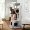 Frisco 54 in Faux Fur Cat Tree & Condo -PetNest Shop 236550 MAIN. SY630 V1637693494