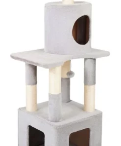 Frisco 54 in Faux Fur Cat Tree & Condo -PetNest Shop 236550 PT2. SY630 V1637694152
