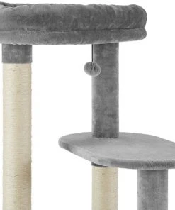 Frisco 59.5-in Heavy Duty Faux Fur Cat Tree & Condo -PetNest Shop 238156 PT3. SY630 V1616074619