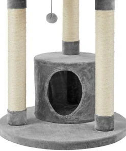 Frisco 59.5-in Heavy Duty Faux Fur Cat Tree & Condo -PetNest Shop 238156 PT5. SY630 V1616074308