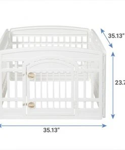 Frisco 4-Panel Plastic Exercise Dog Playpen -PetNest Shop 239691 PT1. SY630 V1603978662