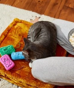 Frisco Zoomies & Chill Gummy Bear Plush Cat Toy with Catnip, 3 count -PetNest Shop 241715 PT6. SY630 V1610768413