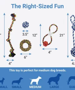Frisco Rope Multipack for Medium Dog Toys, 5 count 6 Frisco Rope Multipack for Medium Dog Toys, 5 count -PetNest Shop 243978 PT1. SY630 V1657656385