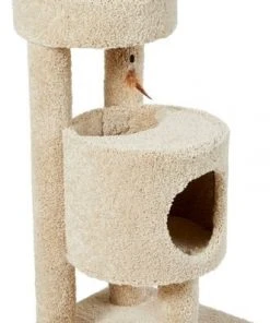 Frisco 36-in Real Carpet Wooden Cat Tree -PetNest Shop 244520 PT2. SY630 V1603496784