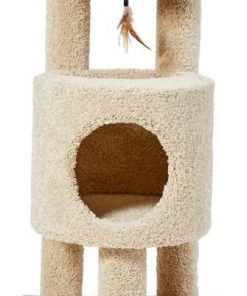 Frisco 36-in Real Carpet Wooden Cat Tree -PetNest Shop 244520 PT3. SY630 V1603497098