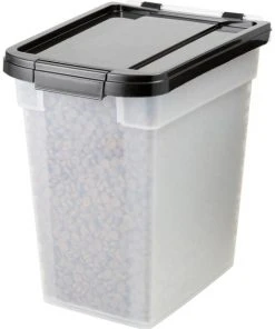 Frisco Airtight Food Storage Container, Clear/Black -PetNest Shop 245804 PT2. SY630 V1603751809