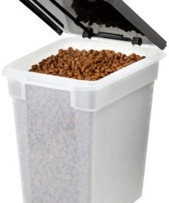 Frisco Airtight Food Storage Container, Clear/Black -PetNest Shop 245804 PT3. SY630 V1603748822